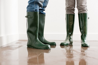 a person standing in water